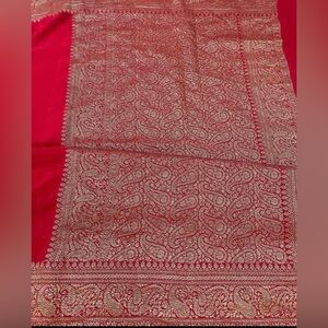 Brand new khaadi georgette silk banarsee saree